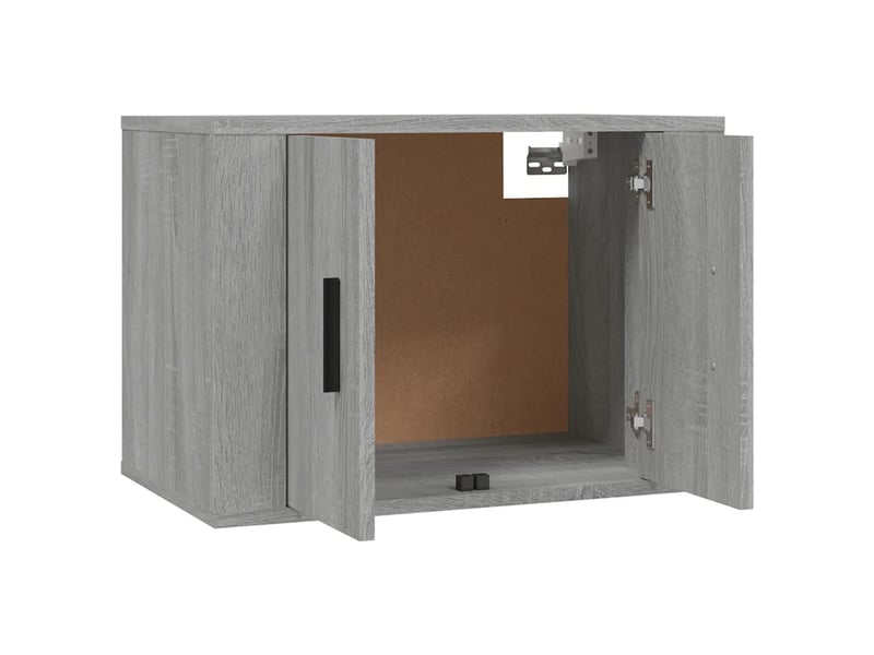  Ensemble de meubles tv 3 pcs sonoma gris bois d'ingénierie shl69668  - Conforama E