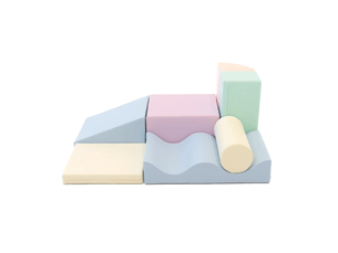 Ensemble blocs créatif pastel clair