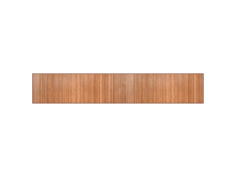  Tapis rectangulaire en bambou naturel 60x400 cm - comfortxl 376847 - Conforama A
