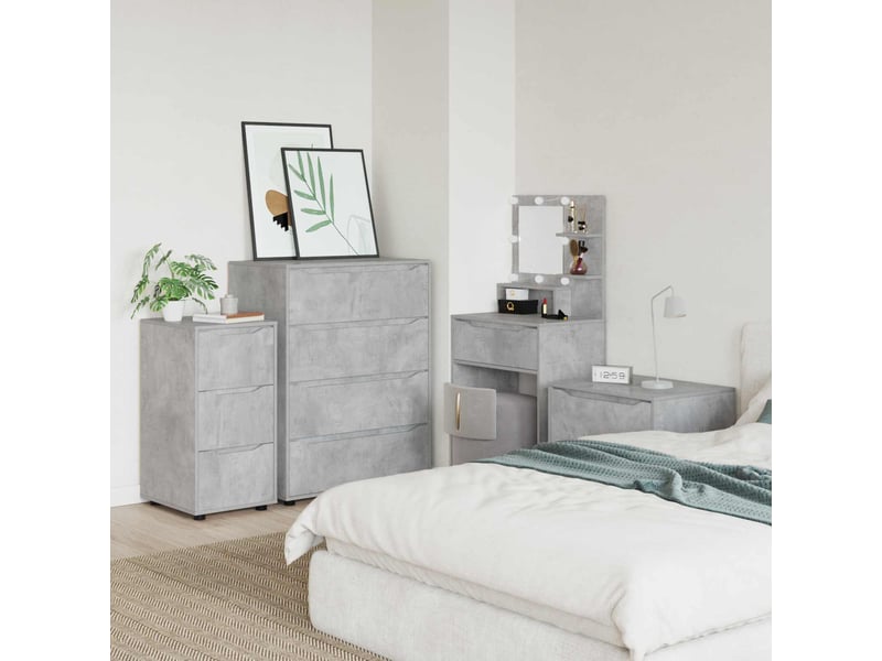  Armoire de rangement, commode de rangement 40 x 48 x 81 cm bois d'ingénierie shl67  - Conforama B