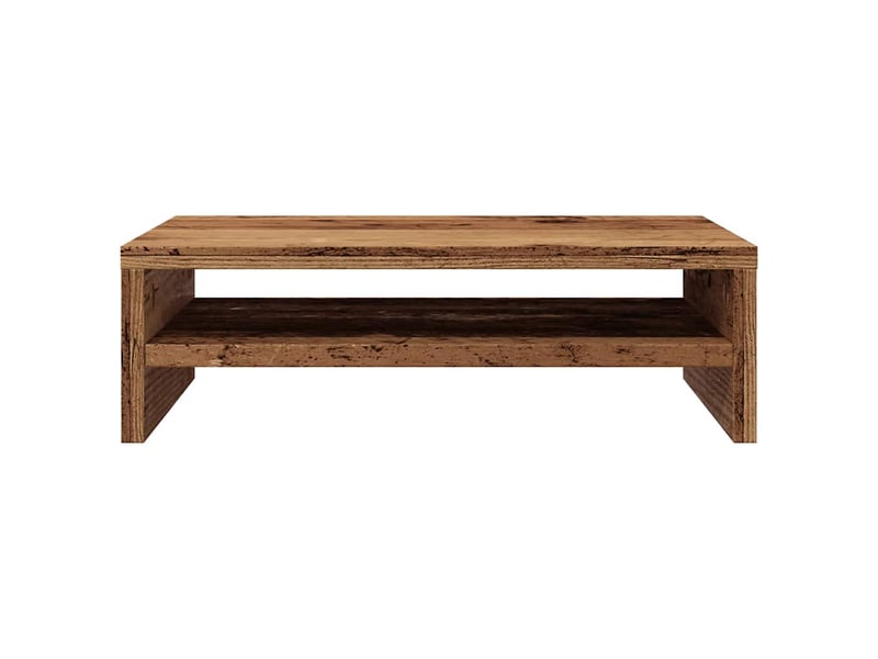  Meuble tv - support de moniteur vieux bois 42 x 24 x 13cm bois d'ingénierie  - Conforama E