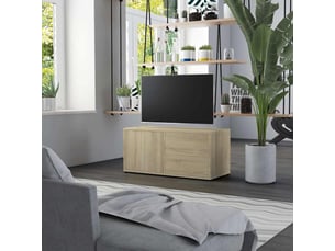 Meuble tv coloris marron 80 cm <strong></strong>  <strong></strong>