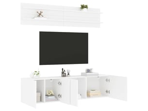 Meuble tv coloris blanc  <strong></strong>  <strong></strong>