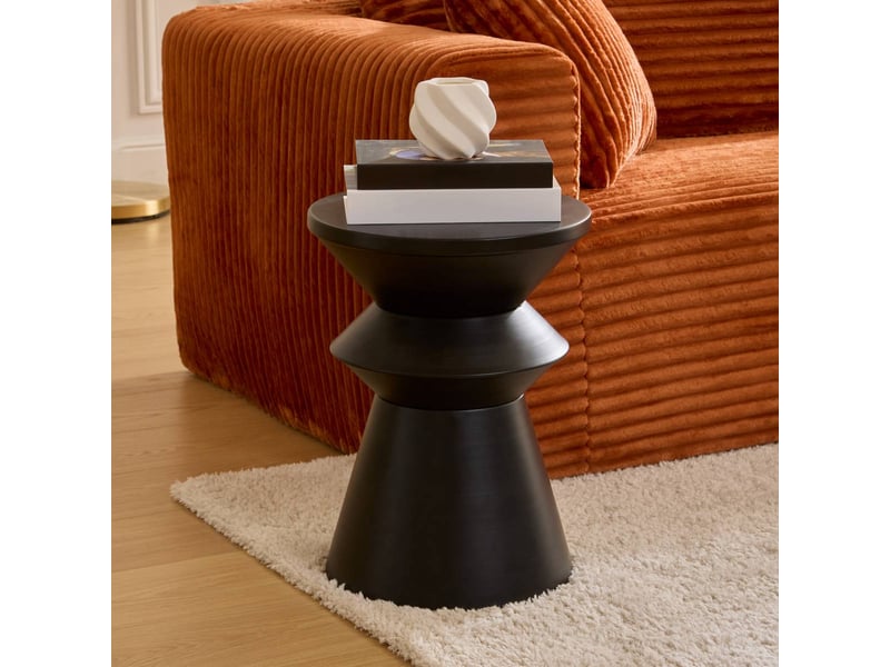  Table d'appoint jaya ronde d.38cm noir JAYA - Conforama B