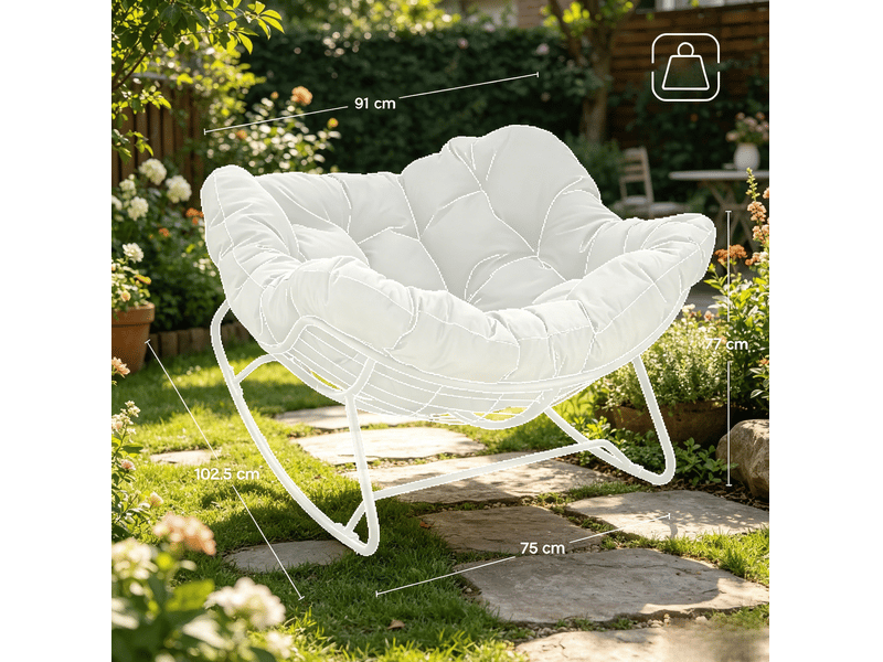 Fauteuil à bascule en chenille avec assise enveloppante et base traîneau stable, pour salon ou chambre, noir - Conforama D