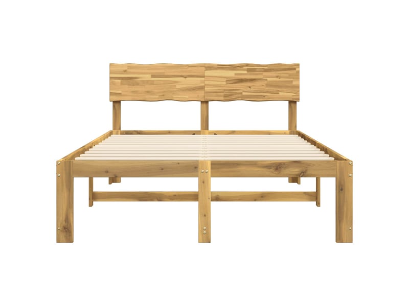  Lit double- lit adulte -  cadre de lit double avec tête de lit rostock blanc 120 x 200 cm  - Conforama C