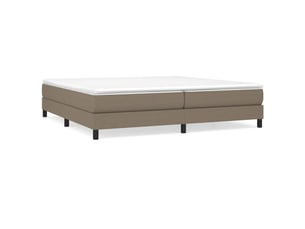 Lit 2 places 200x200 cm    coloris taupe