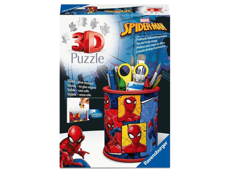  Puzzle 3d pot à crayons - spiderman 12008087 - Conforama A