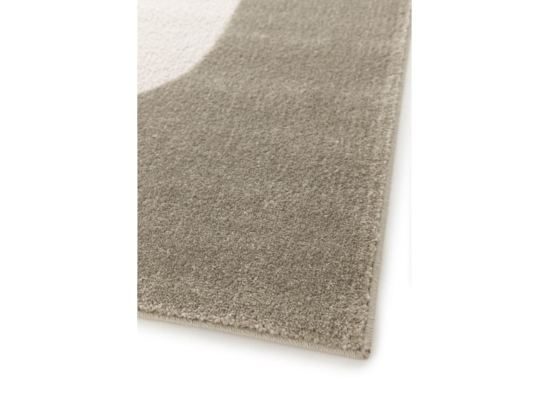  Tapis moderne à motif abstrait gris noir et écru 160x230  - Conforama C