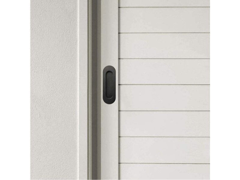  Tirateur pour porte coulissante - tirateur pour meuble - acier inoxydable - 2 pièces - 120*40mm - noir  - Conforama C