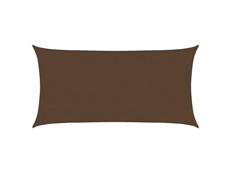  Voile d'ombrage - voile d'ombre - voile parasol 160 gm² marron 4x7 m pehd  - Conforama A