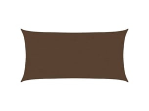 Voile d'ombrage - voile d'ombre - voile parasol 160 gm² marron 4x7 m pehd