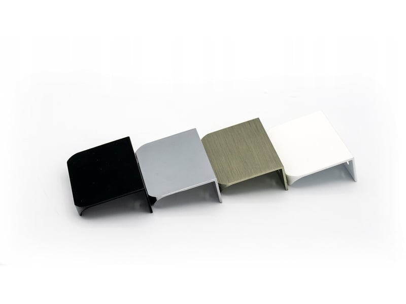  Bouton en aluminium ua06r, 8,4 cm, chrome, entraxe de 64 mm  - Conforama D