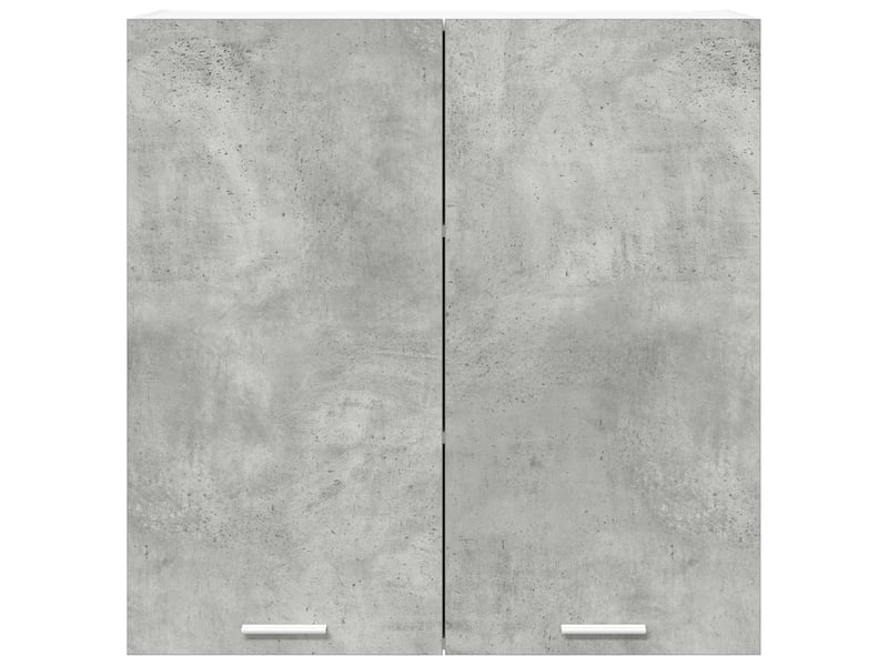  Armoire suspendue moderne rangement spacieux 80 x 31 x 80 cm en bois d'ingénierie gris béton 02_0053324  - Conforama C