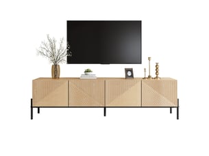Meuble tv coloris naturel 163 cm <strong></strong>  <strong></strong>