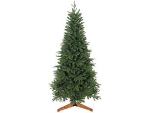 Sapin de noël artificiel 180 cm, arbre de noël, 1162 branches articulées en pe et pvc ignifuge, support en bois pliable