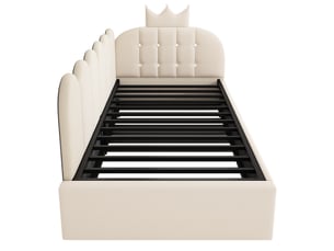 Lit banquette 90x200 cm GUTENT coloris beige