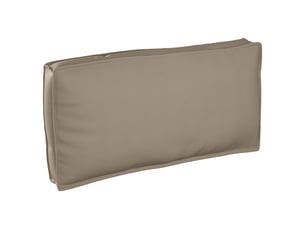 Coussin d'assise, coussin pour chaisecanapé tissu oxford taupe 120 x 60 x 12 cm cf56678