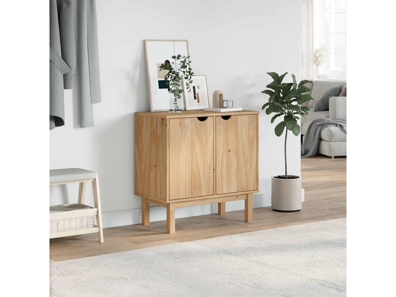  Armoire de couloir otta 75x40x75 cm bois de pin massif  - Conforama C