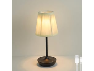 Lampe de table led sans fil rechargeable, tactile et dimmable, 3 couleurs de lumière, batterie 1200 mah, usb