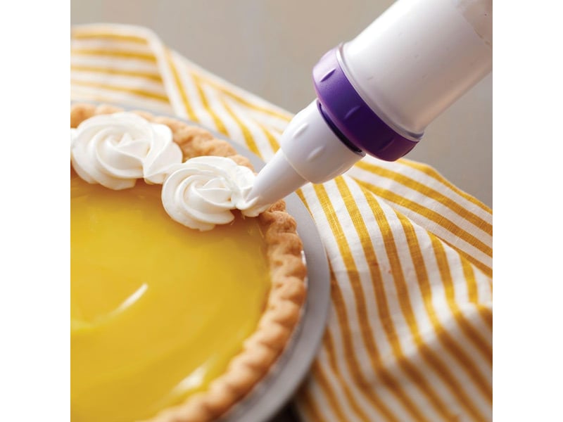  Seringue à décorer desserts plus, outil de décoration de gâteaux, poche à douille avec 5 douilles et 2 adaptateurs, seringue pâtisserie, décorateur NO Commercial reference - Conforama C