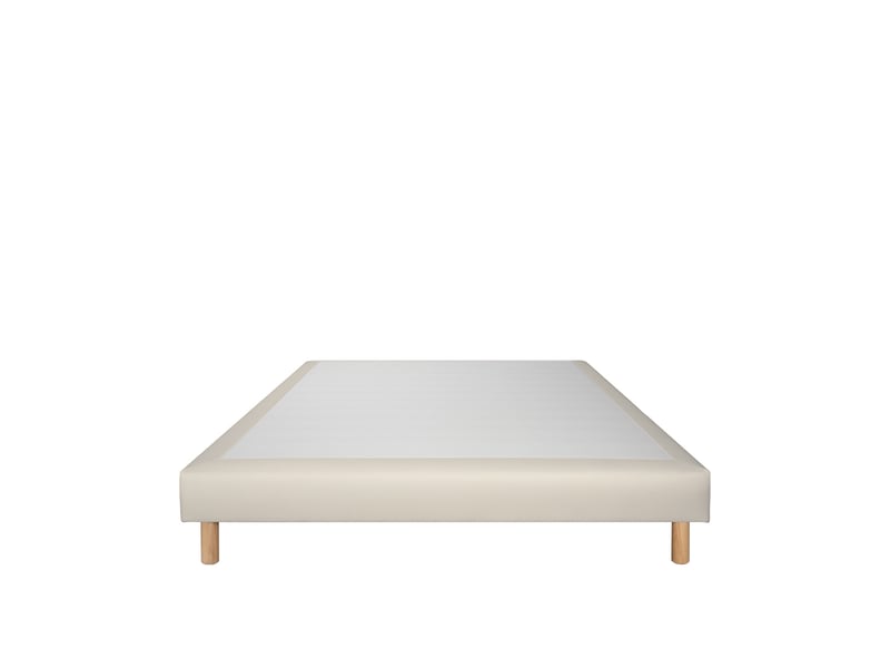  Sommier tapissier simili faro - beige - 120x190 3SO0207181219.8424 - Conforama A