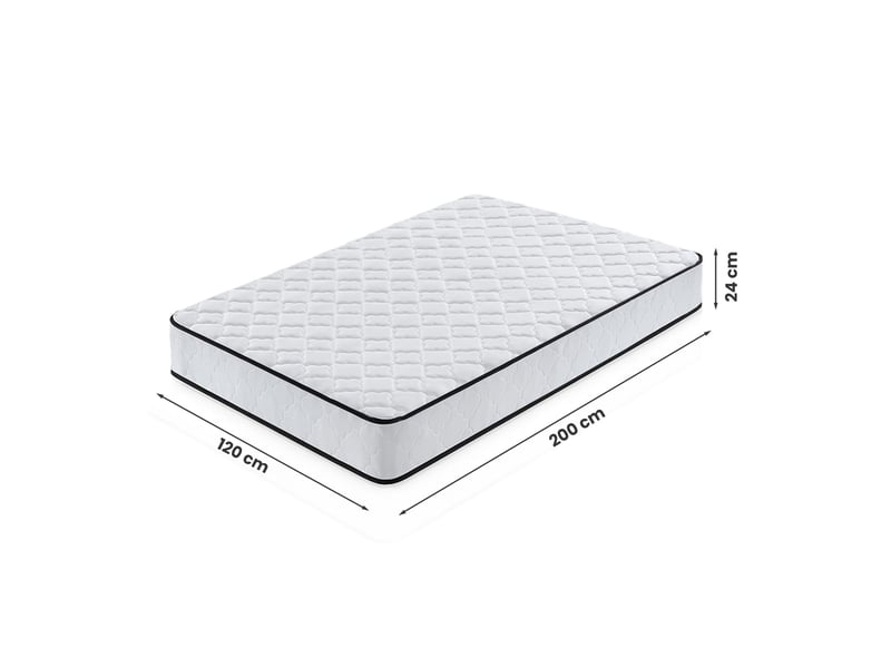  Matelas à ressorts ensachés 7 zones avec protège-matelas h3 120x200 cm  - Conforama C