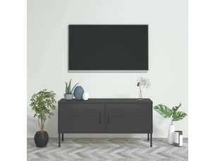 Meuble tv coloris gris 105 cm <strong></strong>  <strong></strong>
