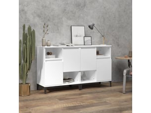 Buffets 2 pcs - bahut - meuble de rangement blanc 60x35x70 cm bois d'ingénierie