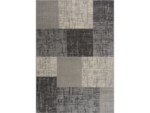 Milan - tapis d'inspiration minimal beige et marron 200 x 290 cm