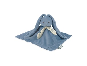 Doudou plat lapinoo bleu horizon