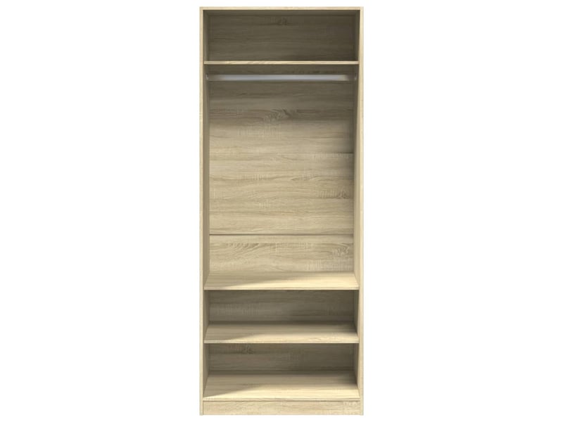  Garde-robe, armoire de rangement chêne sonoma 80x50x200 cm bois d'ingénierie shl47116  - Conforama D