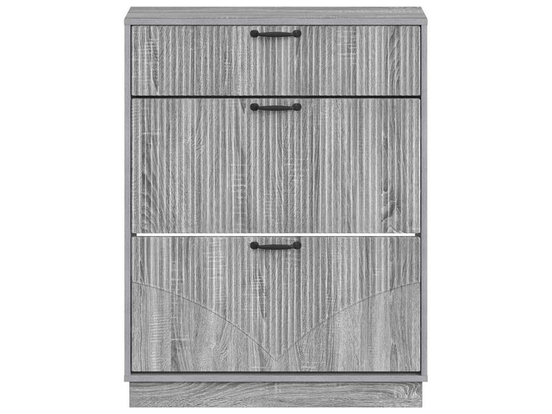  Meuble à chaussures, armoire à chaussures hoorn 78x24x100 cm bois d'ingénierie shl8404  - Conforama D