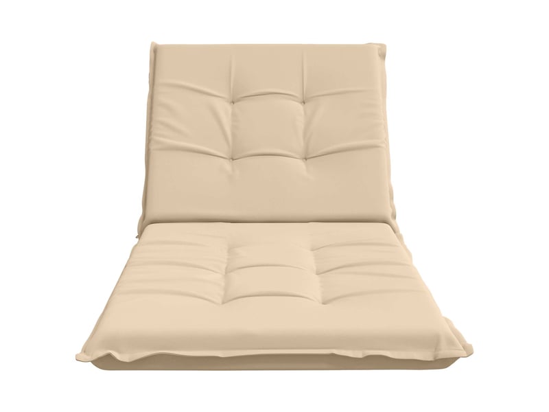 Coussin de transat, coussin pour bain de soleil gemert 100 % polyester crème 190 x 70 x 9 cm cf56141 - Conforama D