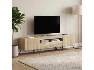 Meuble tv coloris marron 49 cm <strong></strong> <strong></strong>