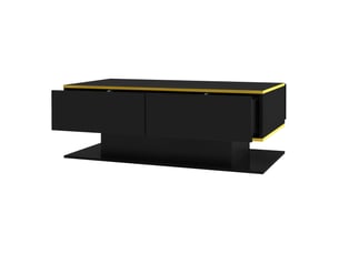 Table basse rectangulaire coloris bicolore BEAUNIV  - 50 cmx100 cm