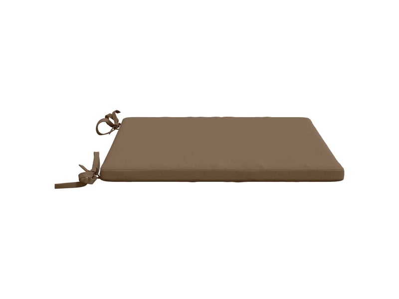 Lot de 4 coussins de siège, coussins d'assise soest 100 % polyester taupe cf60553 - Conforama D