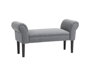 Banquette lit convertible couchage Occasionnel HOMVRA gris