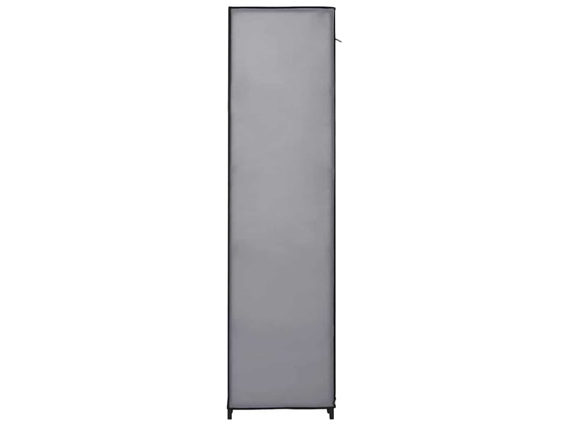  Armoire avec compartiments et tiges gris 150x45x176 cm tissu  - Conforama E