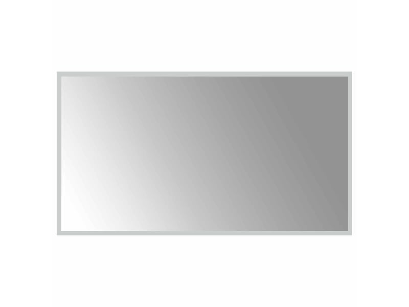 Miroir de salle de bain, miroir de toilette led transparent 90 x 50 cm verre trempé cf62627 - Conforama A