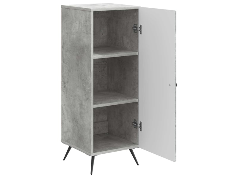 Buffet - bahut - meuble de rangement gris béton 33 x 34,5 x 90 cm bois d'ingénierie - Conforama E