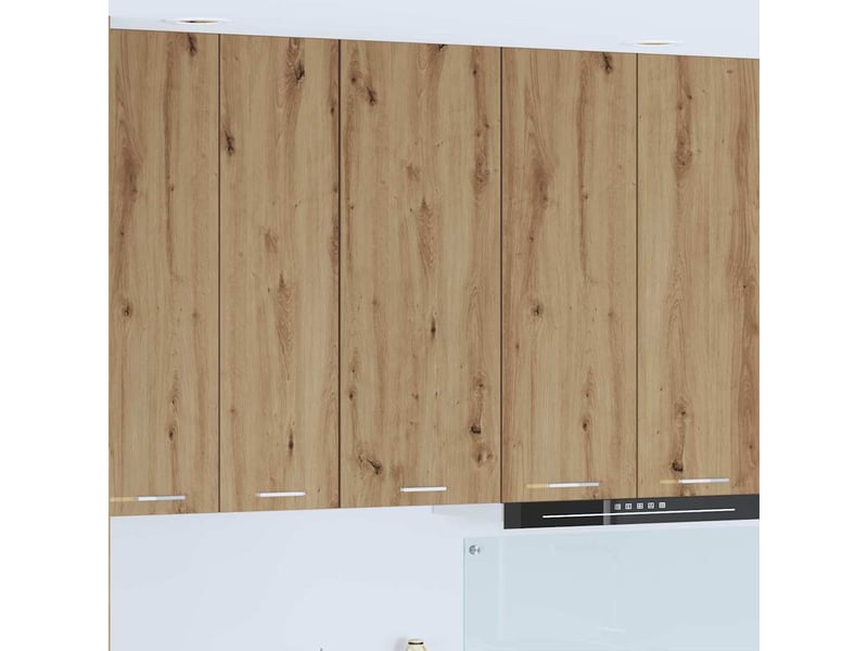 Meuble de rangement cuisine, armoire suspendue chêne artisanal 40x31x100cm shl9972 - Conforama B