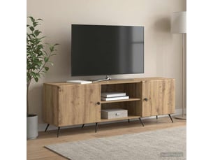 Meuble tv coloris marron 150 cm <strong></strong>  <strong></strong>