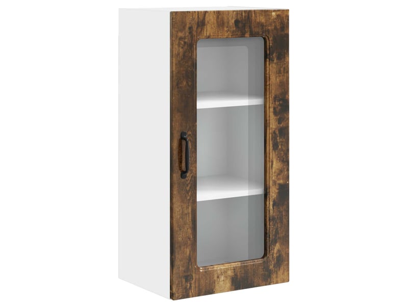  Meuble mural de cuisine | armoire de cuisine 2 pcs chêne fumé shl7874  - Conforama E