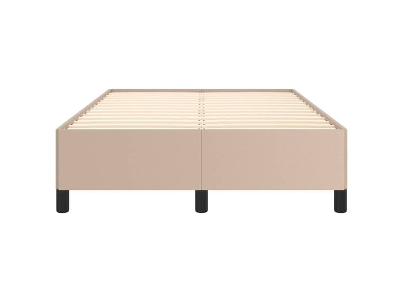  Lit double- lit adulte -  cadre de lit sans matelas cappuccino 120x190 cm similicuir  - Conforama D