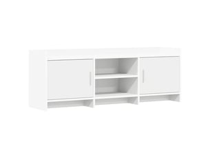 Meuble tv coloris blanc 130 cm <strong></strong>  <strong></strong>