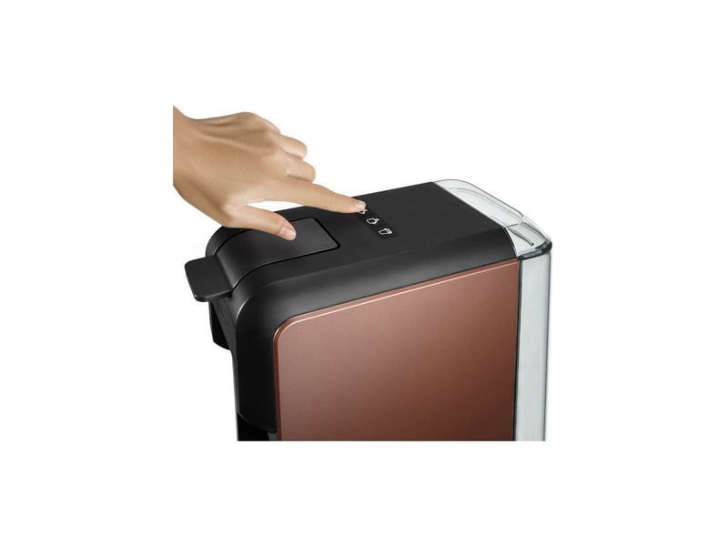  Machine a cafe pour capsules et pods porto es 701 15 bar avec mousseur vapeur noir marron CAT8590669348244 - Conforama E