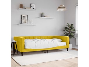 Lit simple 100x200 cm    coloris jaune