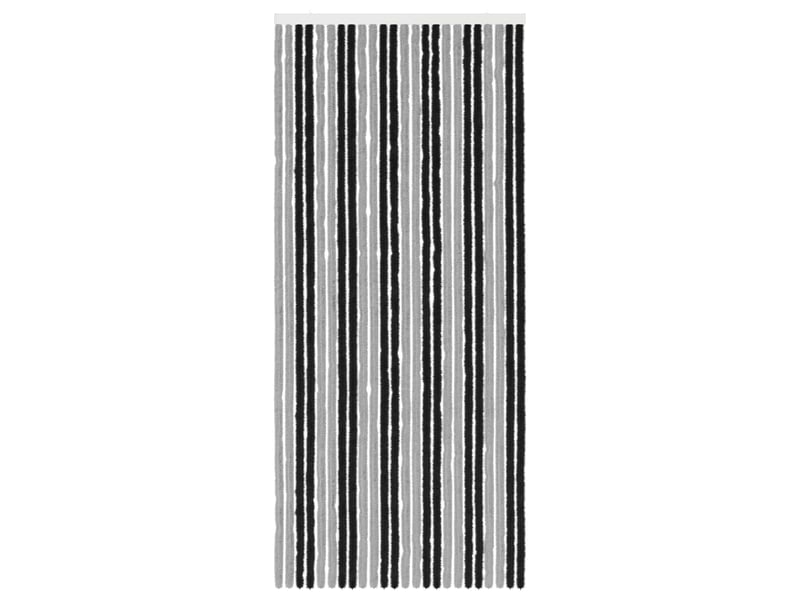  Rideau anti-insectes, moustiquaire en chenille gris et noir 100 x 230 cm cf43460  - Conforama C