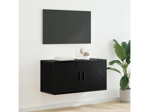 Meuble tv coloris noir 80 cm <strong></strong>  <strong></strong>